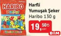 HARİBO HARFLİ YUMUŞAK ŞEKER JELİBON 130 G